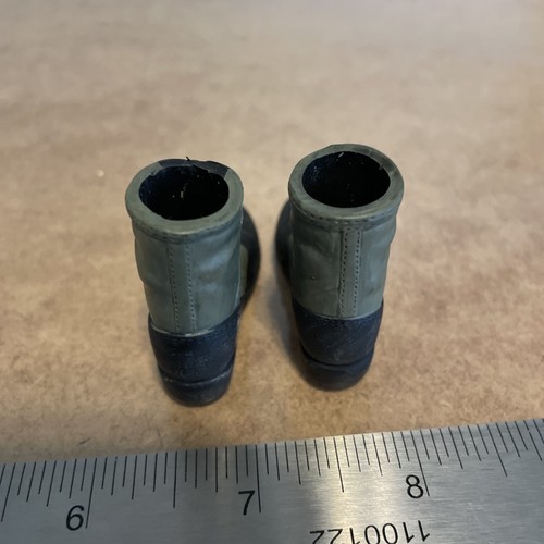 1/6 Sideshow Platoon Sgt. Barnes Weathered Vietnam War Jungle Combat Boots 1:6 - Bild 4 von 7