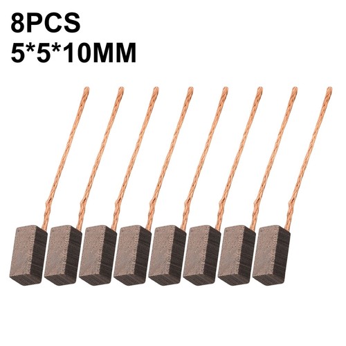 5x5x10mm Kohlebürsten 6/12/24Volt Ersatz Lüfter Motorkohlen Leitfähigkeit - Bild 5 von 15