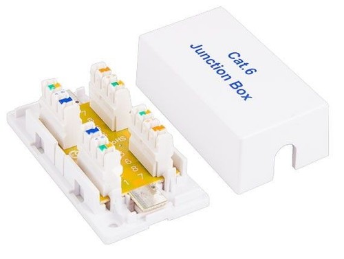 Cat5e / Cat6 Junction Box, 110 Punch Down Style - Afbeelding 3 van 4