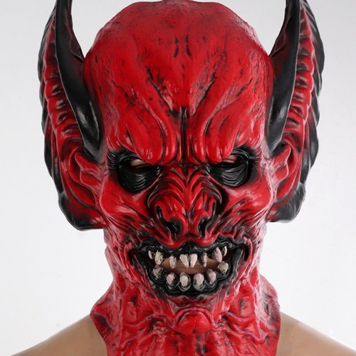Realistic Horror Mask Creepy Halloween Cosplay Head Mask for Theme Party Cosplay - Picture 12 of 12