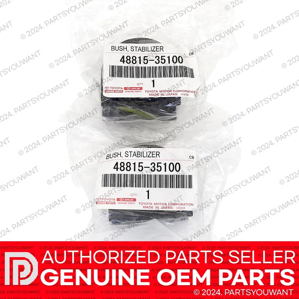 GENUINE Toyota 96-02 4Runner OEM Front Stabilizer Sway Bar Bushing 48815-35100 - Image 2 of 4