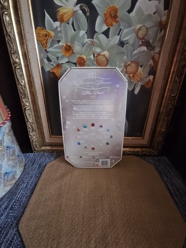 Vintage RARE MISPRINT BOX Limited Ed Birthstone Beauties Miss Pearl Diamond Box - Picture 13 of 18