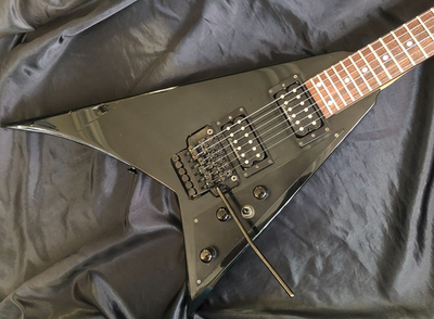 Grover Jackson RRA-52 Randy Rhoads V Black Floyd Rose Vintage