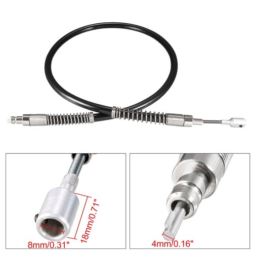 Flexible Welle Drehwerkzeug Flex Welle Aufsatz 8mm Bohrfutter für Schleifer Bohrer - Bild 3 von 3