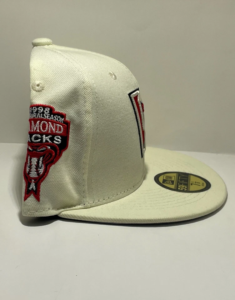 Gorra ajustada New Era Arizona Diamondbacks 59Fifty talla 7 1/8 temporada regular 1998 Foto 2 de 4