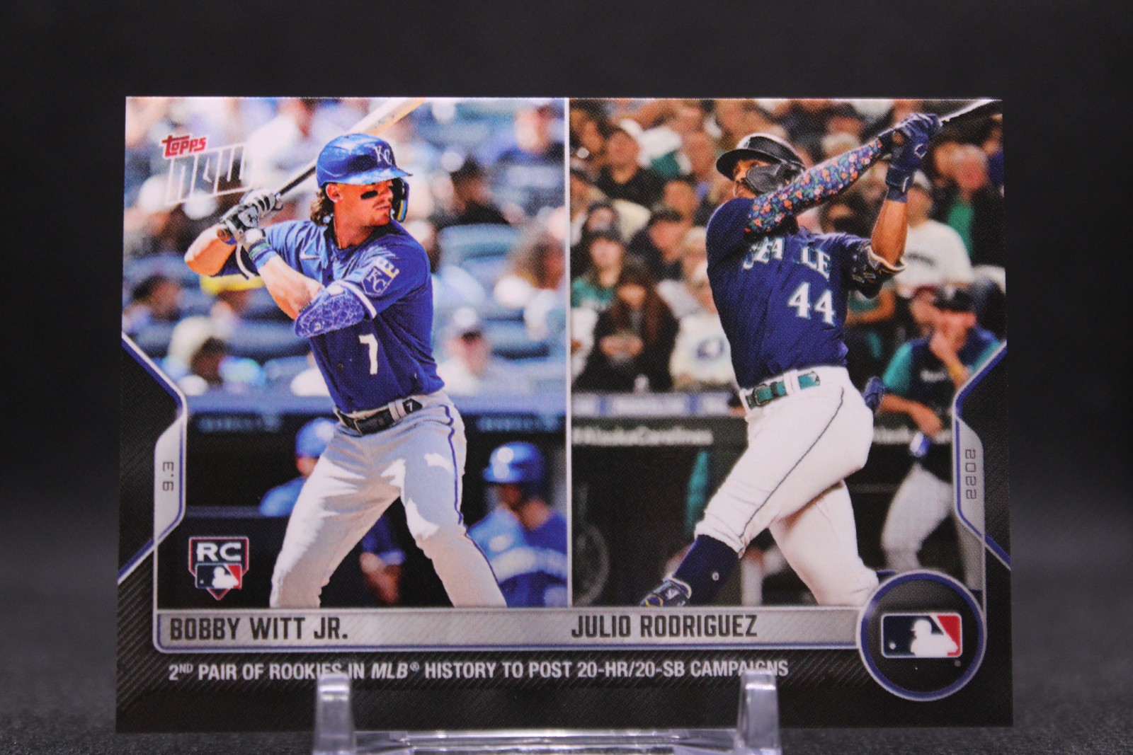 Bobby Witt Jr. / Julio Rodriguez #833 2022 Topps Now RC Rookie