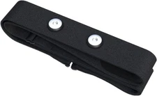 FITCENT Heart Rate Monitor Chest Replacement Strap Compatible with Black 