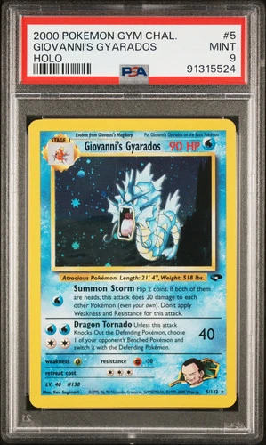 Giovanni's Gyarados 2000 Pokemon Gym Challenge PSA 9 #5