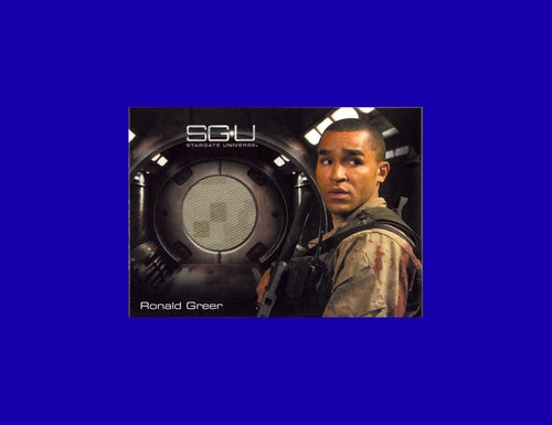 Ronald Greer (Jamil Walker Smith) 2010 Stargate Universe Season 1 Costume Card