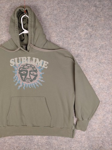 American Eagle Sublime Hoodie Y2K Band Oversize Huggable Graphic Grün M 28x27,5 - Bild 4 von 16