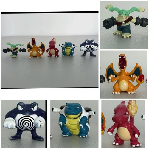 Charizard Figure Orig. Pokémon TOMY 1999 Collection Nintendo Digimon 5pcs.