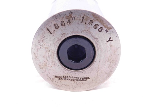 1.8640 & 1.8660 CL Y PROGRESSIVE PIN PLUG GAGE GO NO GO 1.8750 1 7/8 47.346 - Picture 2 of 2