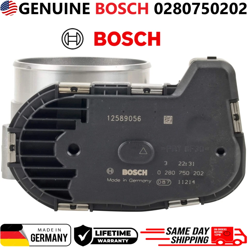 Оригинальный корпус дроссельной заслонки BOSCH для 2004-2008 Buick Cadillac 3,6 л V6, 0280750202 - Изображение 4 из 4