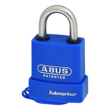 Image of ABUS 83WPIB Series Marine Brass Open Stainless Steel Shackle Padlock - 56.5mm KA