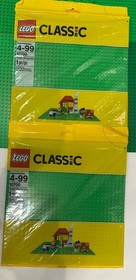 LEGO 32x32 Baseplates Green Building Plates Classic Board Pieces 32x16 Lot Of 8