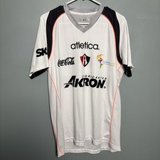 Camiseta Club Atlas Fútbol Atlética Mediana Blanca 2011-2012 Fútbol Kit México