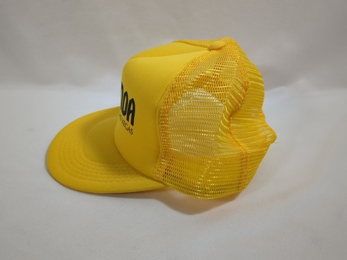 Vintage Hacienda Casino Hat Trucker Cap Mesh Foam Las Vegas Nevada Hotel Yellow - Picture 3 of 12