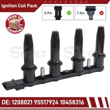 6 Pin Ignition Coil Pack for Vauxhall Vectra Astra Meriva Zafira 1.6 1.8 1208021