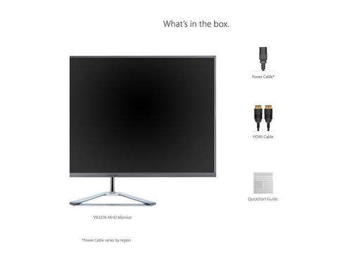 ViewSonic VX3276-MHD 32 Inch 1080p Frameless Widescreen IPS Monitor with Screen - Picture 5 of 5