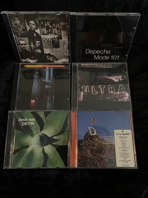 Depeche Mode CD Lot 6 Discs Black Celebration Ultra Exciter 101 Live 2CD