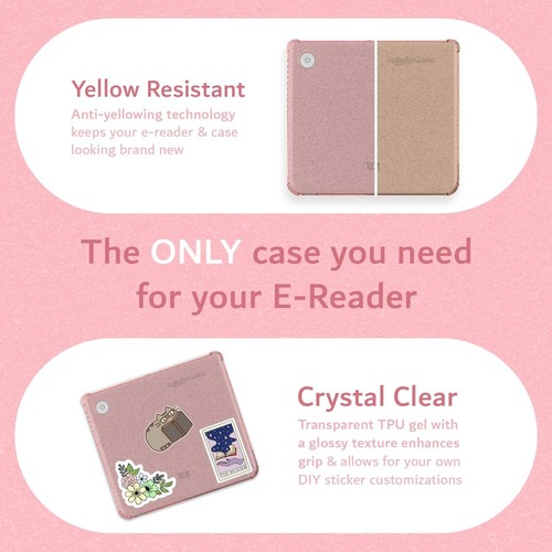 Case for 7" Kobo Libra Colour Anti-Yellowing Lightweight Clear eReader Cover - Picture 19 of 21