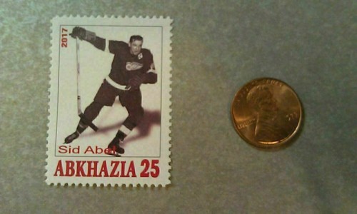 2017 NHL HOCKEY Players RARE Hockey Stamps HOF ABKHAZIA 25 EUROPEAN YOU PICK - Picture 93 of 108