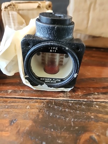 5 Vintage SPERTI, Aircraft Oxygen flow Indicator Type A-1 ORG. INSTRUCC.& 1 BOX! - Picture 3 of 10