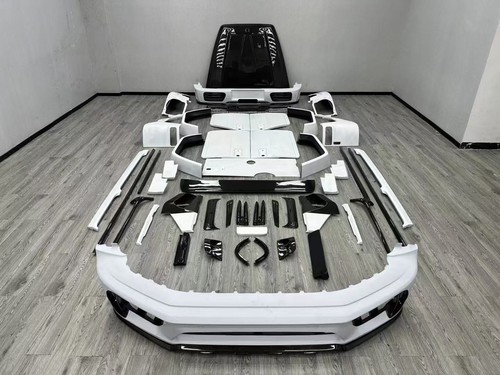 MS Wide Carbon Body Kit Bumper Bonnet Side Spoiler Mercedes G500 G63 Wagon W464 - Bild 11 von 12