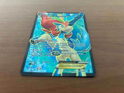 Keldeo EX 142/149 Boundaries Crossed Rare Brazilian Pokemon Card TCG LP+/NM- - Picture 3 of 17