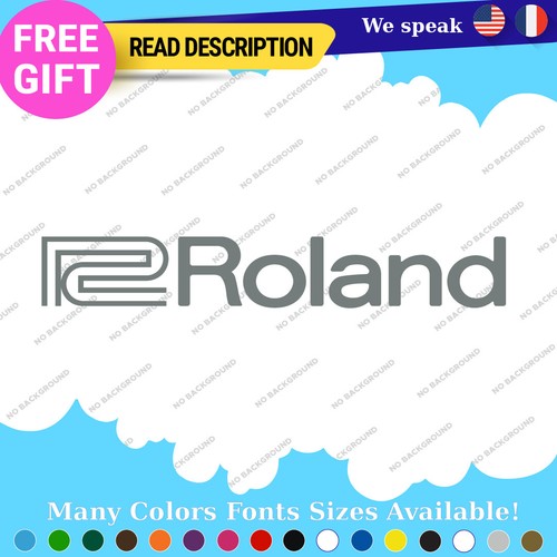 Fits Roland Decal Sticker Vinyl Guitar Bass Drum Keyboard Piano Synthesizer Part - Picture 18 of 52