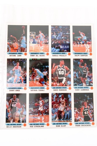 Lot of 13 Panini Stickers Uncut Sheet of 12 - Michael Jordan and Others - Picture 8 of 15