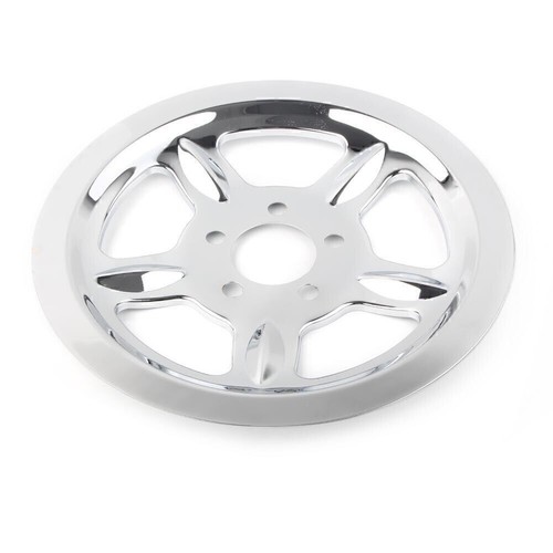 For Harley Sportster XL883 1200 Chrome Rear Pulley Cover Replacement #1201-0520 - Picture 2 of 5