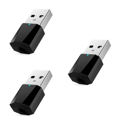  3 stücke Mini USB-Empfänger Stereo Sound Audioempfänger mit Audiokabel für Home