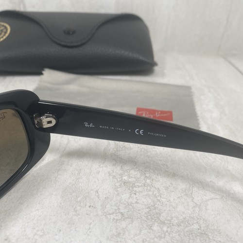 Ray Ban Sold Out RB4122 Polished Black Frame Brown Lens Color with Case & Cloth - Bild 6 von 6