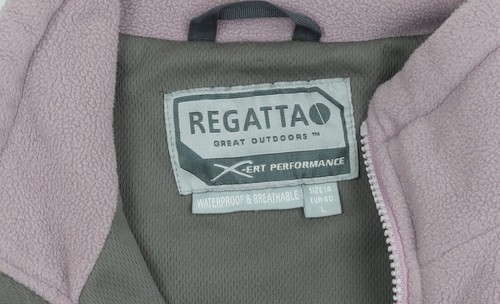 Regatta Women's Grey Waterproof Jacket L - Picture 5 of 12
