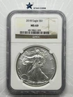 2018 Silver Eagle NGC MS69 Brown Label
