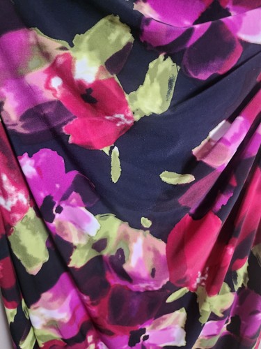 Lauren Ralph Lauren Damen Blumendruck Wickel Midi Kleid Größe 6 - Bild 4 von 5