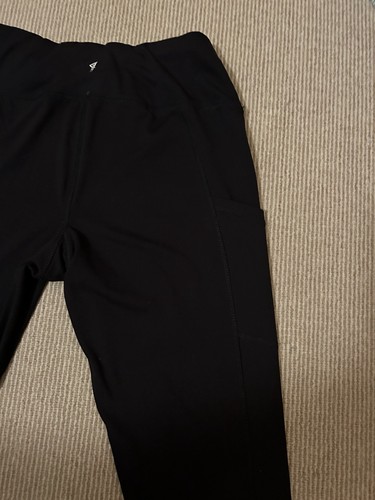 Primark Black Sport Leggings Gym Active Work Out Size S 10 12 Full Length Pocket - Picture 6 of 6