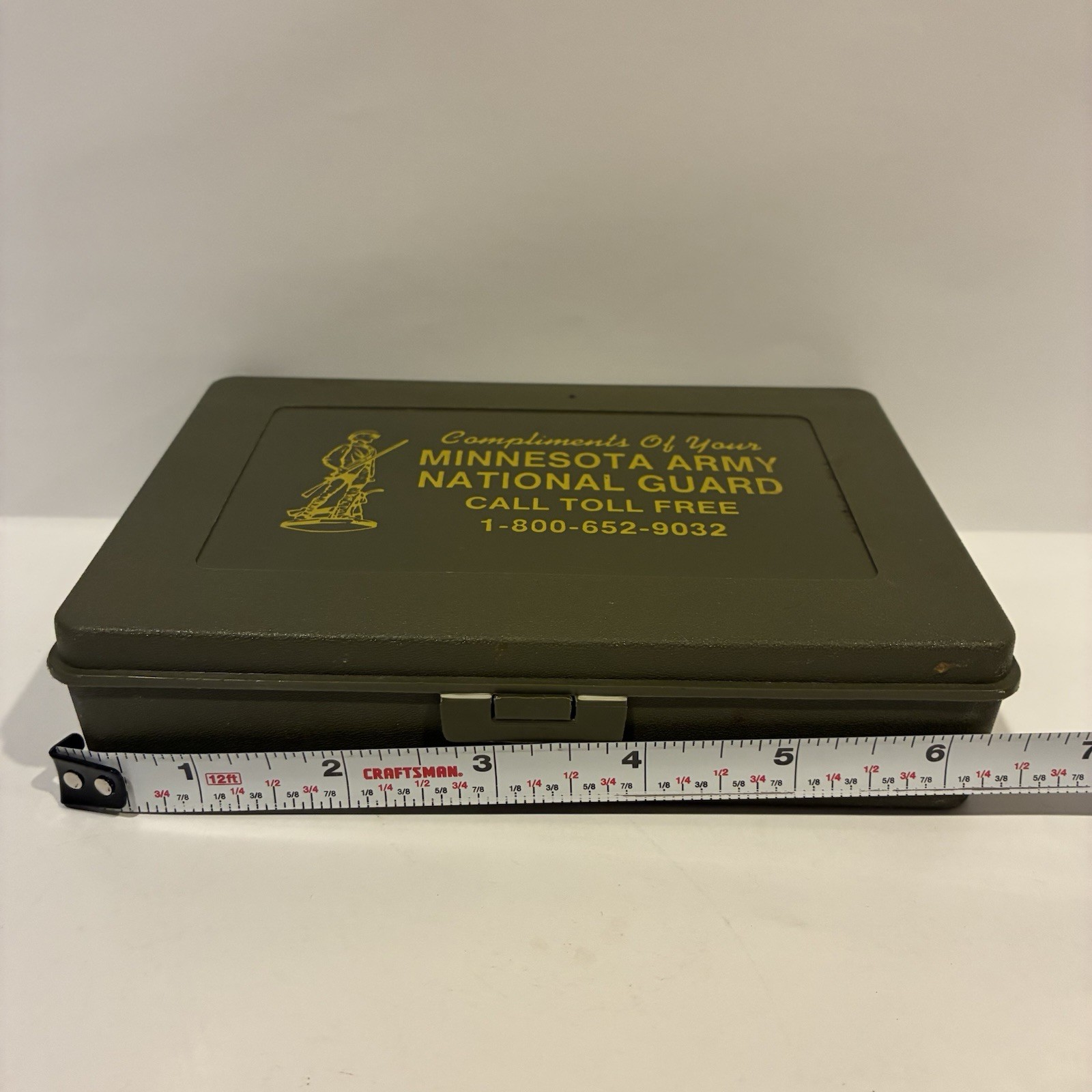 Vintage Minnesota Army National Guard Recruiting Promotional Storage ...