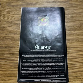 RARE Atlantis The Lost Tales - Sega Saturn Boxed With Manuals VGC