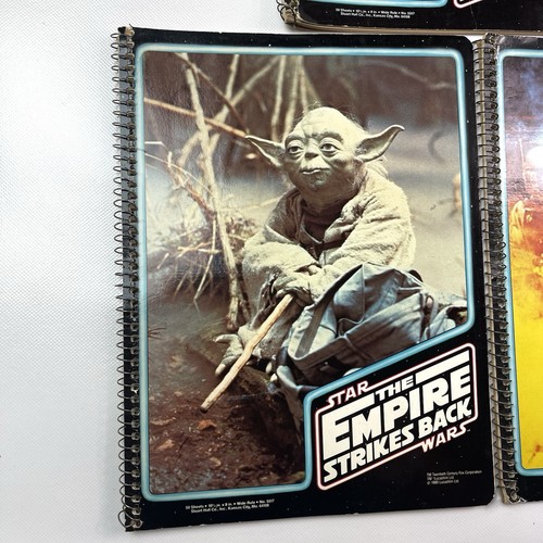Set of 5 Star Wars The Empire Strikes Back Spiral Notebooks 1980 Vintage - Picture 5 of 22