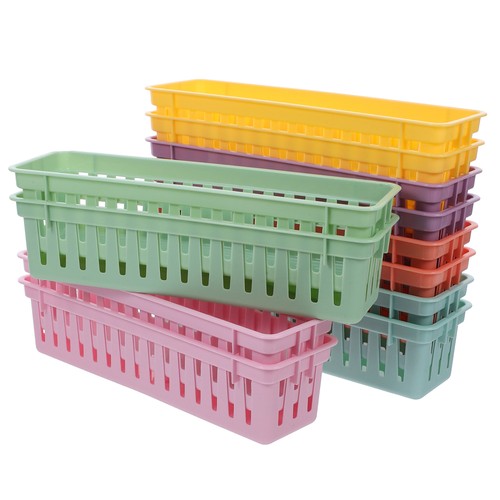 12 Pcs Pencil Containers for Classroom Office Stationery Storage - Imagen 8 de 12