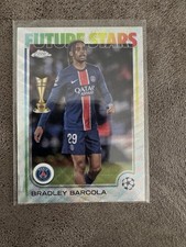 2024-25 Topps Chrome UEFA Club Competitions #116 Bradley Barcola Karte Card