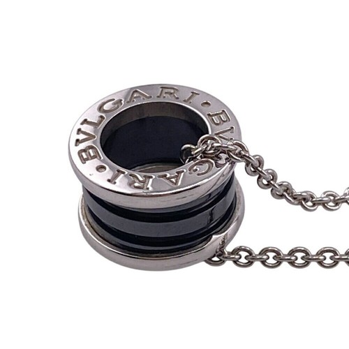 BVLGARI Save the Children Charity B.zero1 Necklace High Chain Silv... GZl17slu - Picture 2 of 11