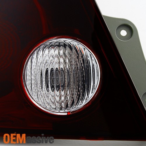 Fit Chevy Cobalt / Pursuit / G5 Sedan Dark Red Tail Lights Lamps Left + Right - Picture 4 of 5