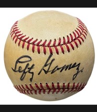 Lefty Gomez Signed Authentic Baseball