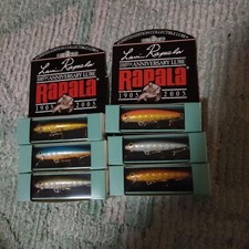 100Th Anniversary Limited Rapala Lr100 6 Pieces, Complete All Colors Lure
