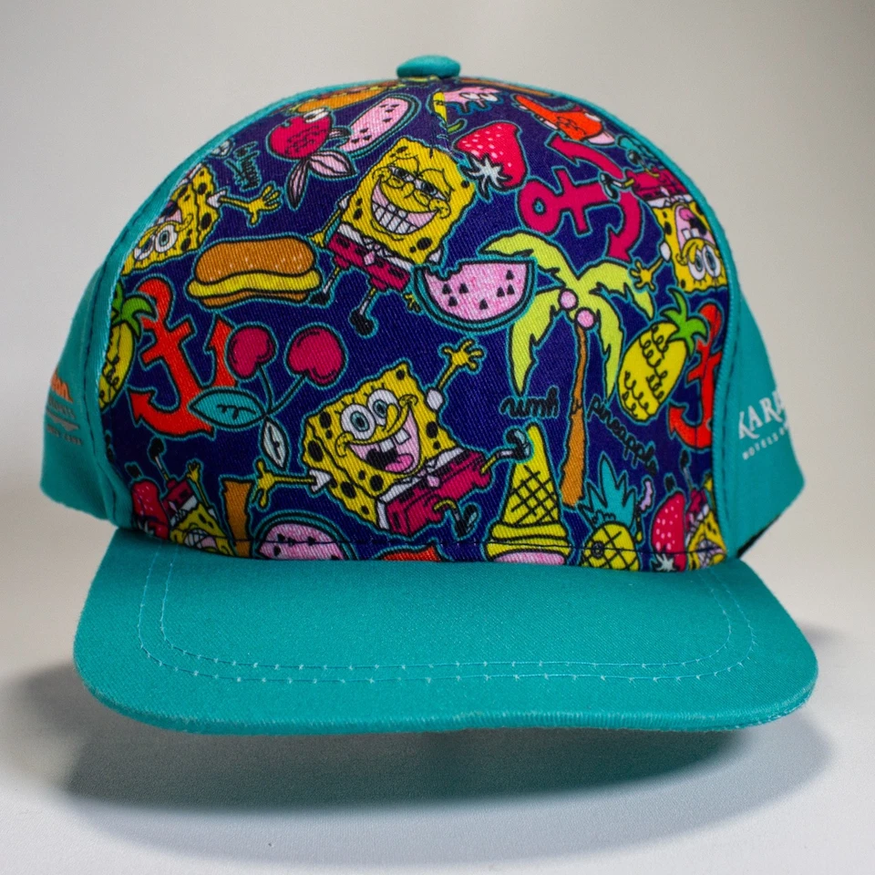 Pantalones Cuadrados Bob Esponja Talla Juvenil Sombrero Correa Nickelodean Hotels and Resorts Foto 2 de 4