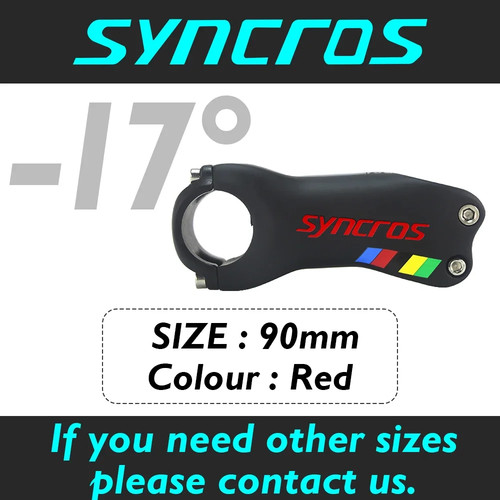 Carbon Fiber BMX Bicycle Stem Mountain Bike Handlebar Stem 6/17 Degree 31.8*90mm - Picture 27 of 48