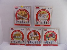 5 PACKAGES ASSORTED STATION PEOPLE HO SCALE B...